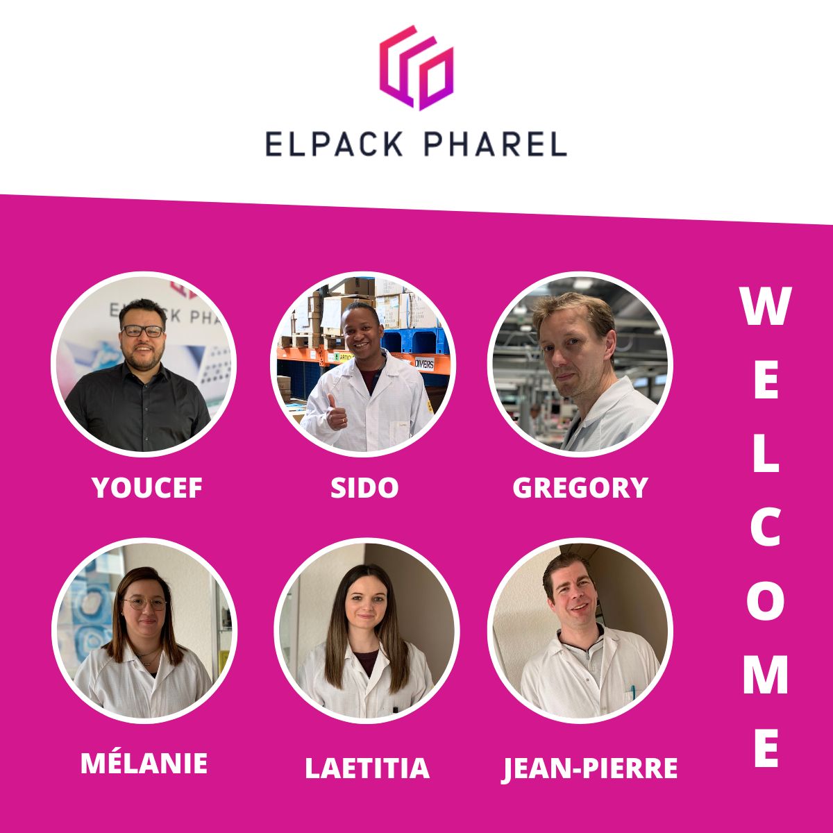 Nouvelles recrues chez Elpack Pharel