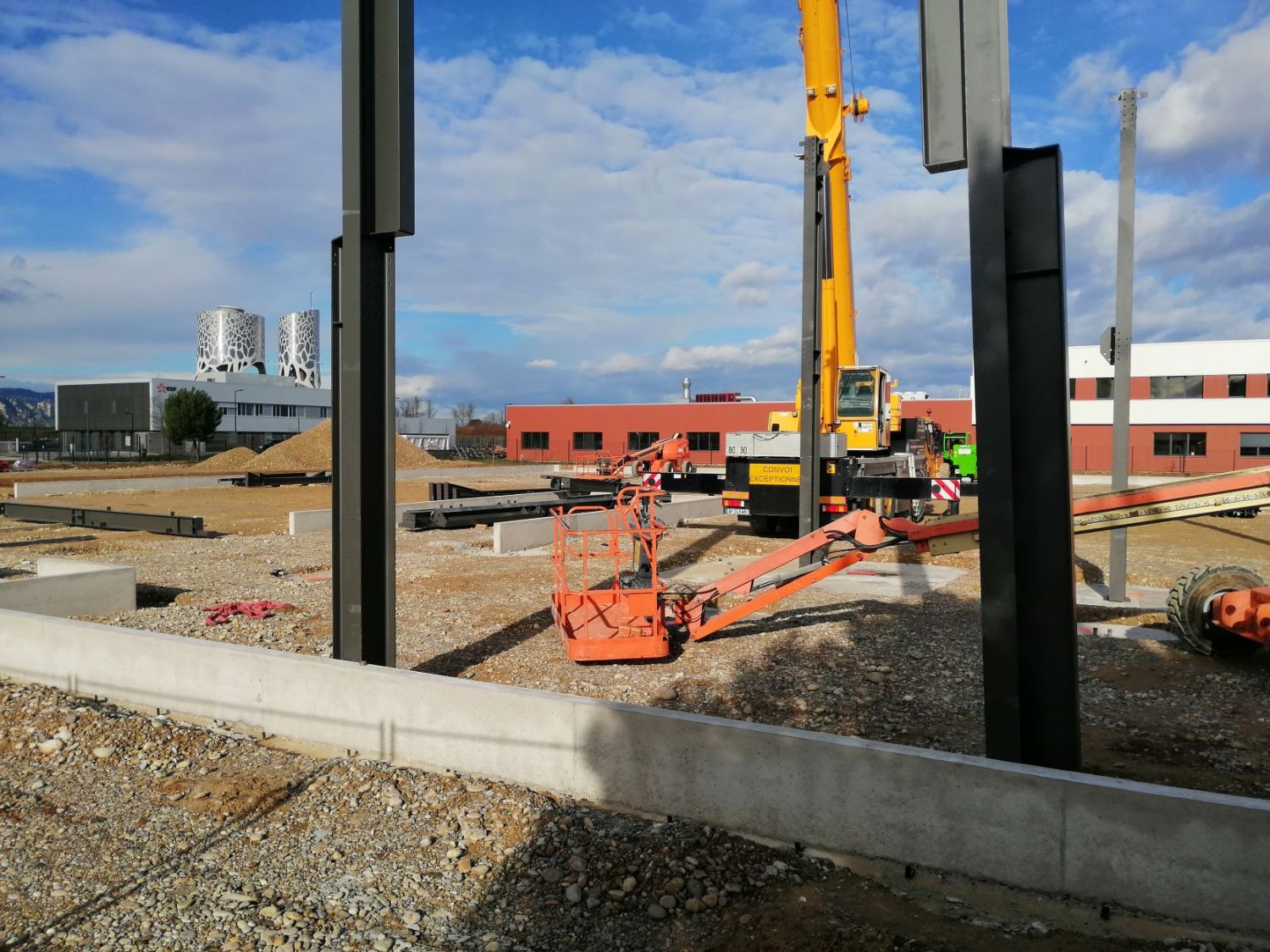 Avancement du chantier