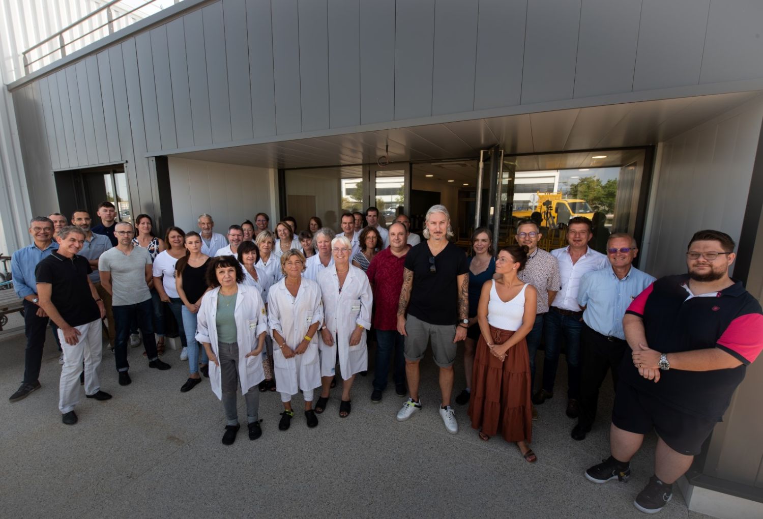 La rentrée se passe dans le nouveau bâtiment